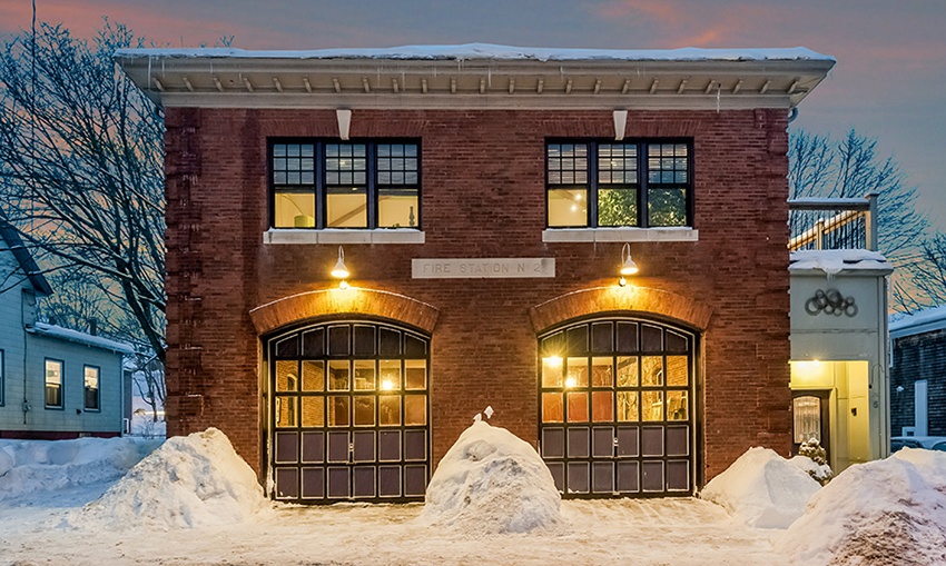 A Century-Old Firehouse Turned Contemporary Loft Home