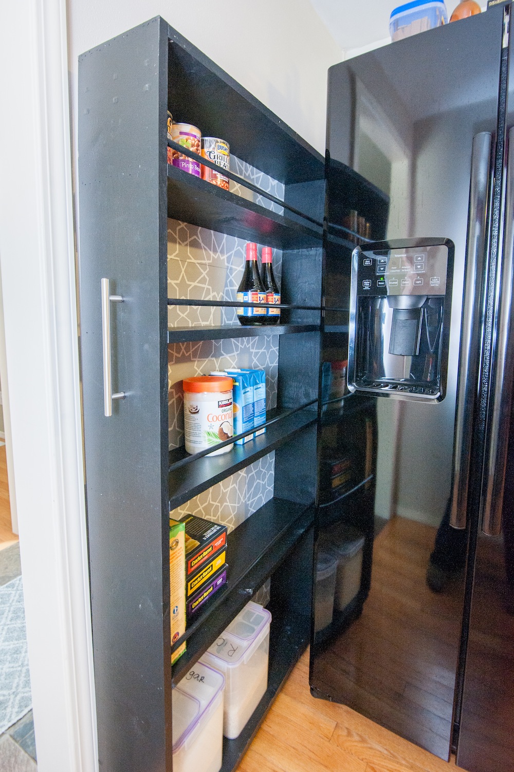 The Space Saving Rolling Pantry A Diy Tutorial