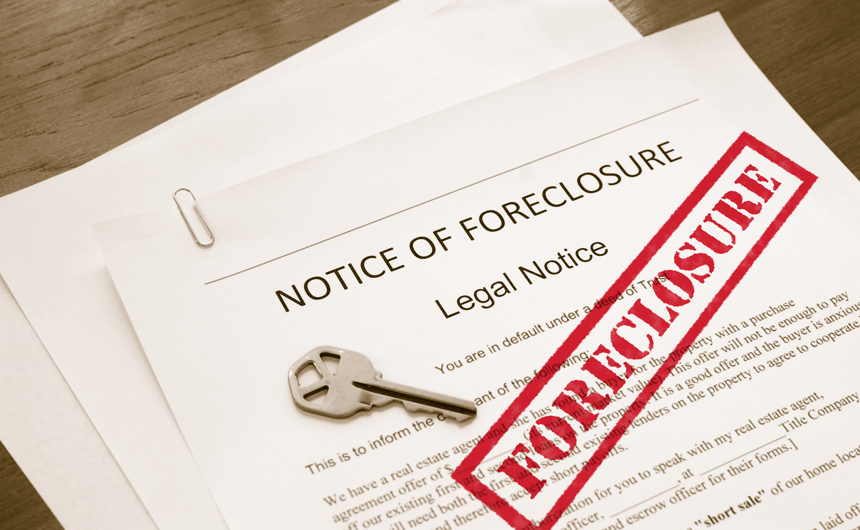 What should you include on a foreclosure letter template?