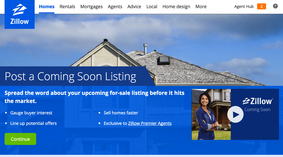 Zillow Coming Soon