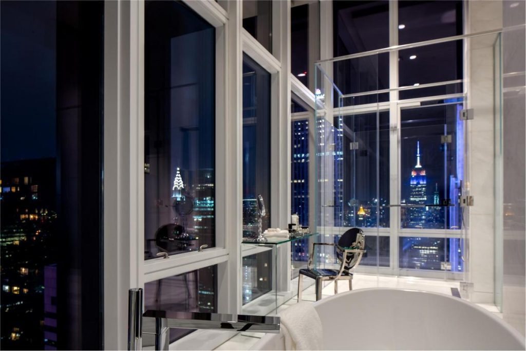 Baccarat penthouse midtown empire state building view