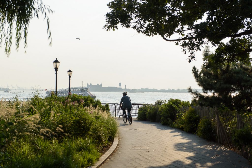 Biker Battery Park City