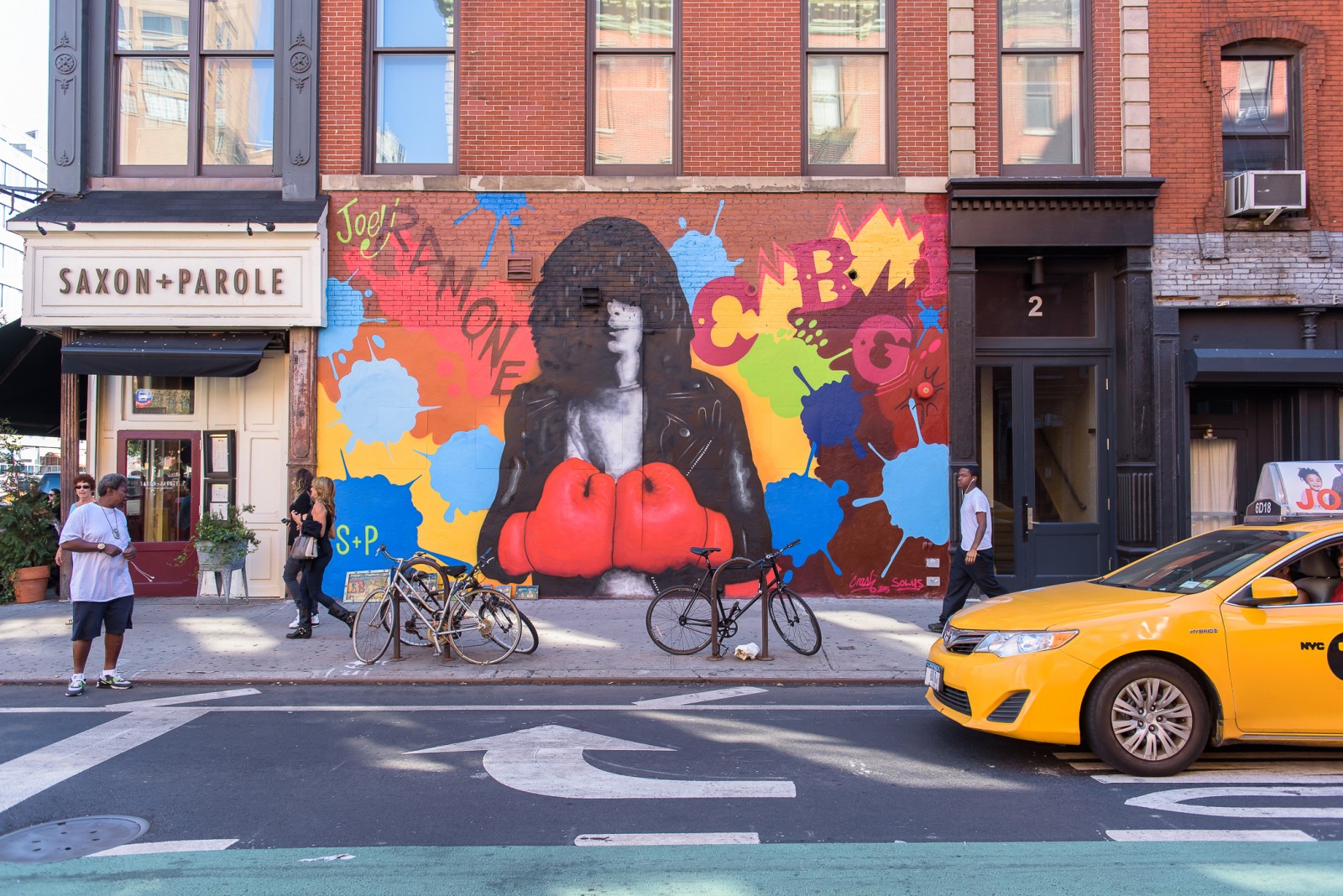A mural in the East Village