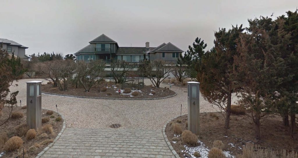 Photo of Eli Manning's Hamptons home