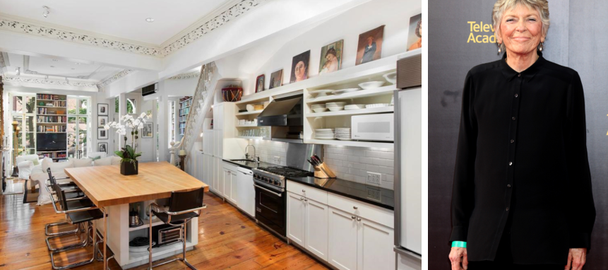 Photo of Linda Ellerbee and her goregous kitchen