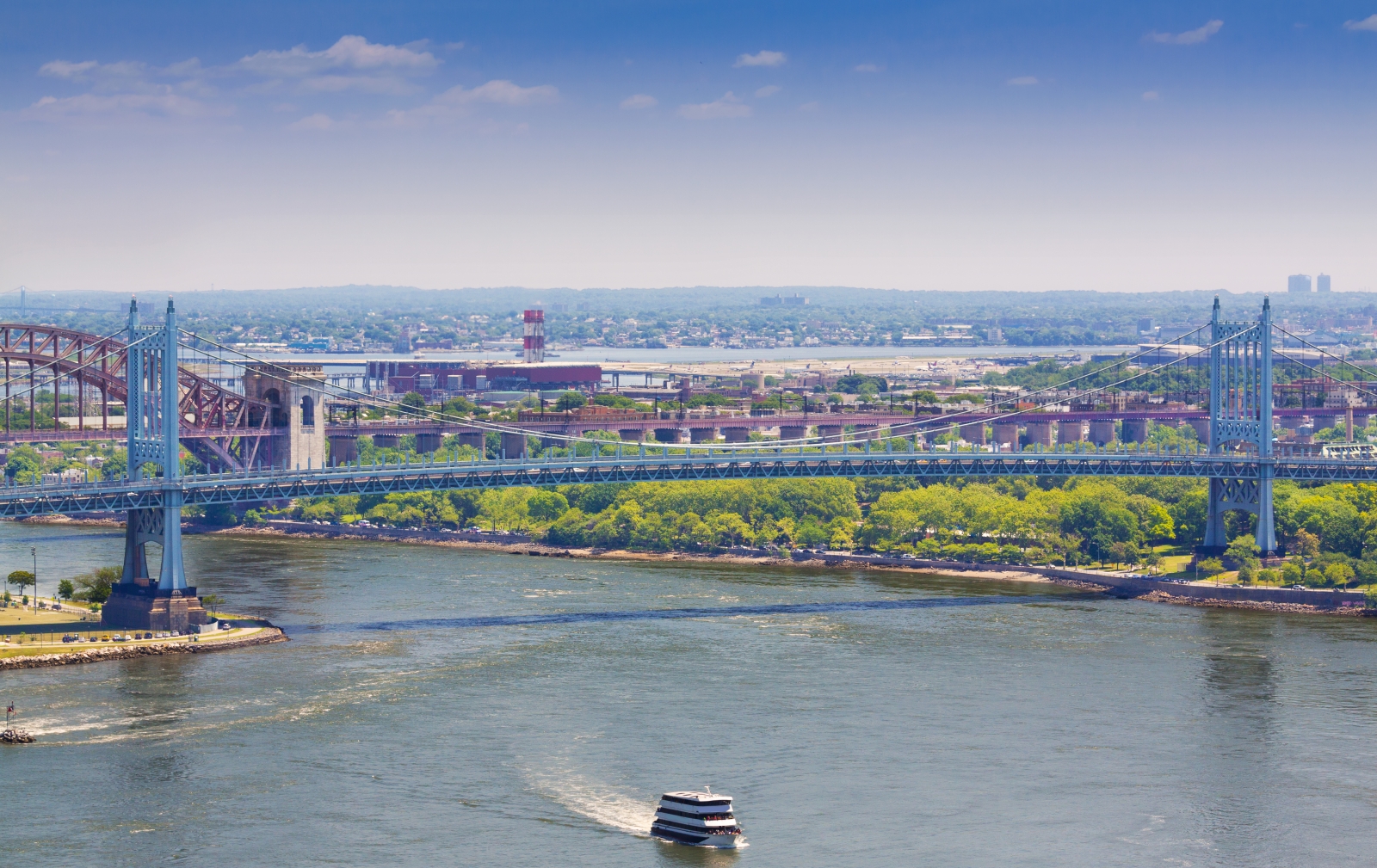 immagine dei ponti di nyc il RFK Triborough Bridge