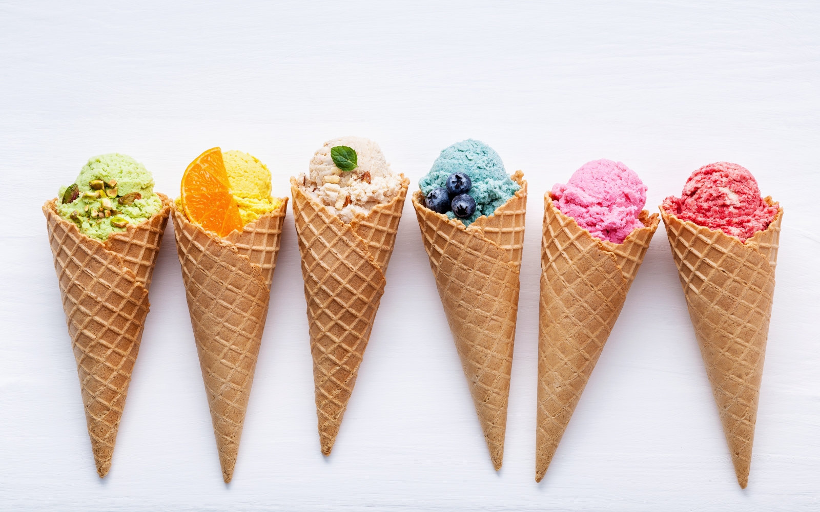 Image of ice cream cones