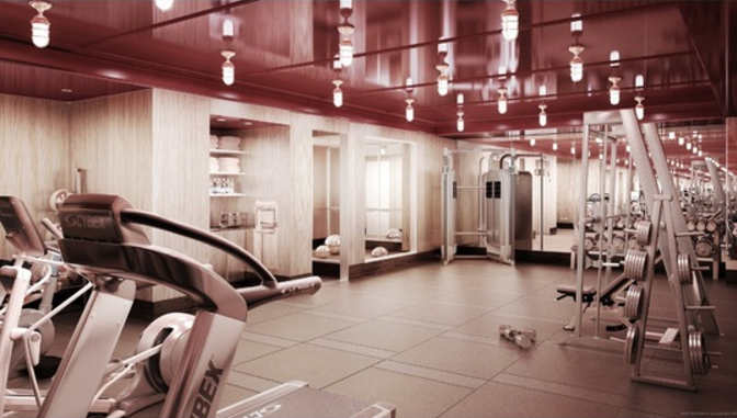 Katie couric gym
