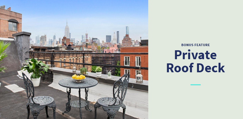 image of private roof deck nyc