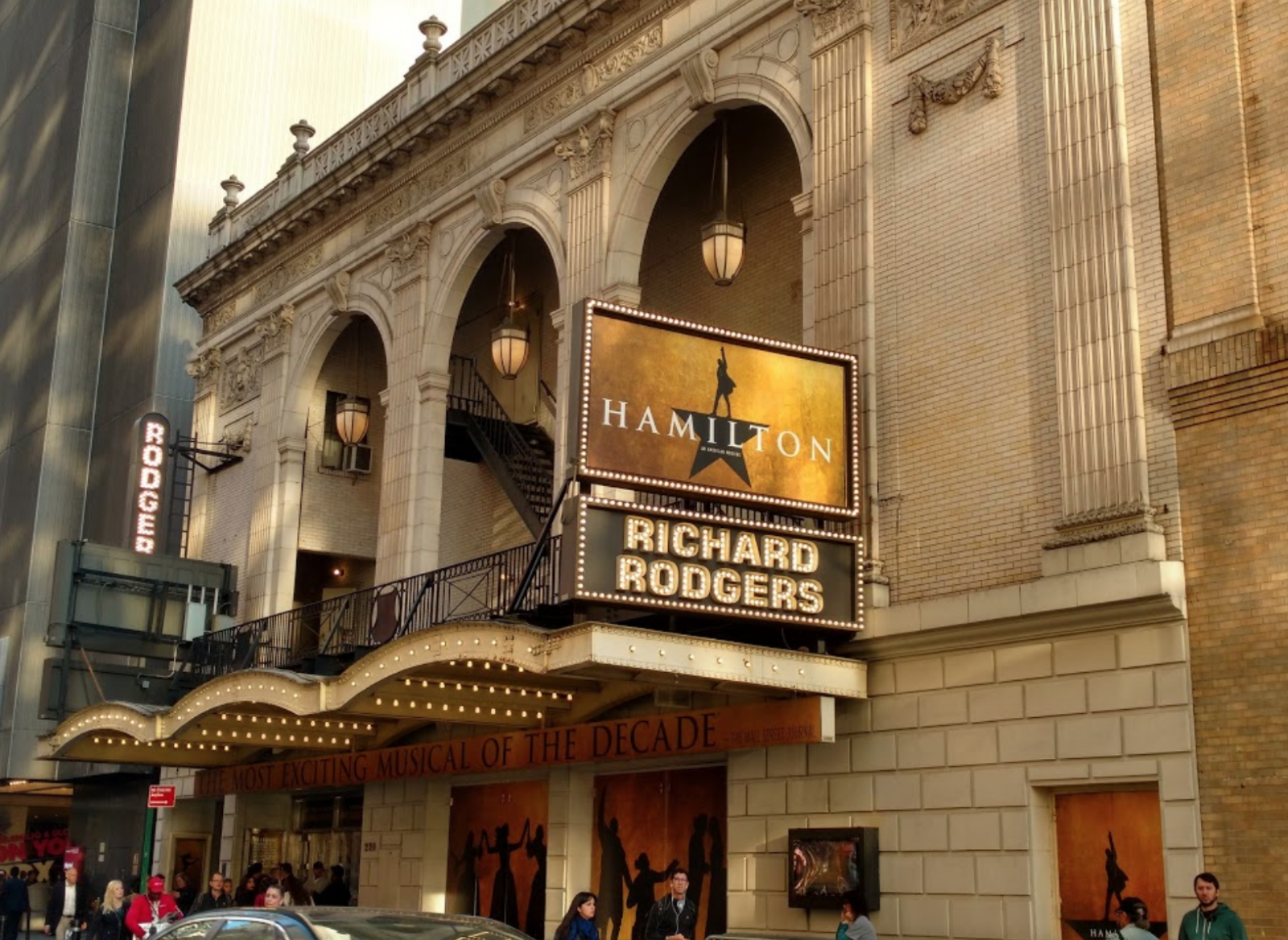 Image of Lin Manuel Miranda NYC Hamilton Richard Rogers Theater