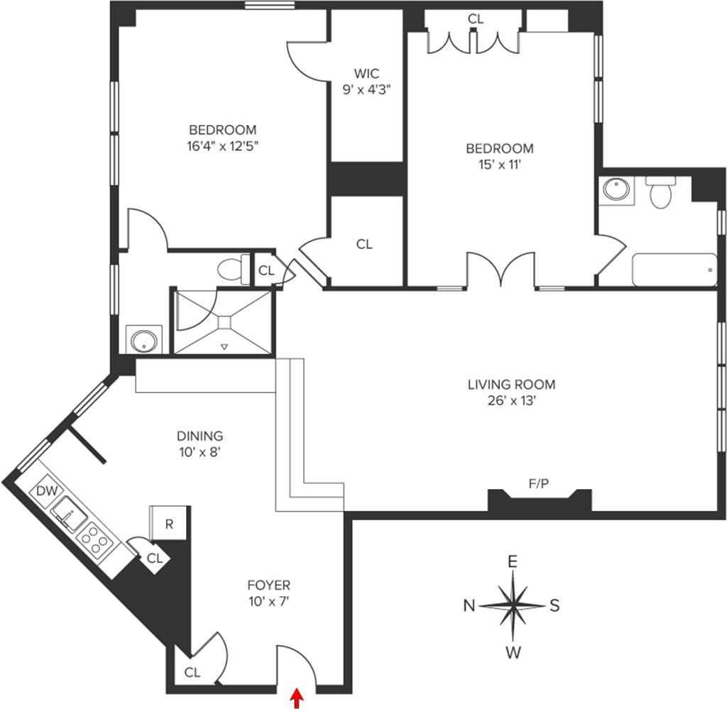 Seth Meyers West Village floor plan
