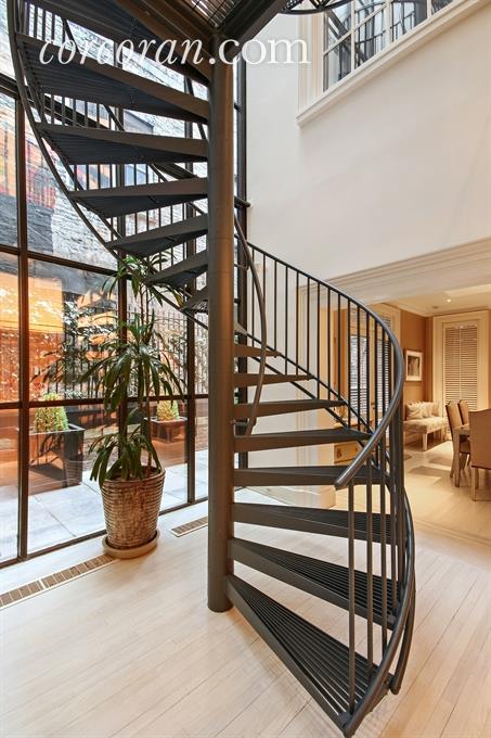 Spiral staircase - 7 East 67th Street