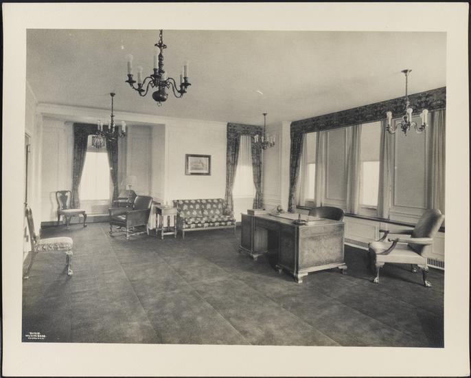 An office on the 55th floor, 1932.Source: Museum of the City of New York