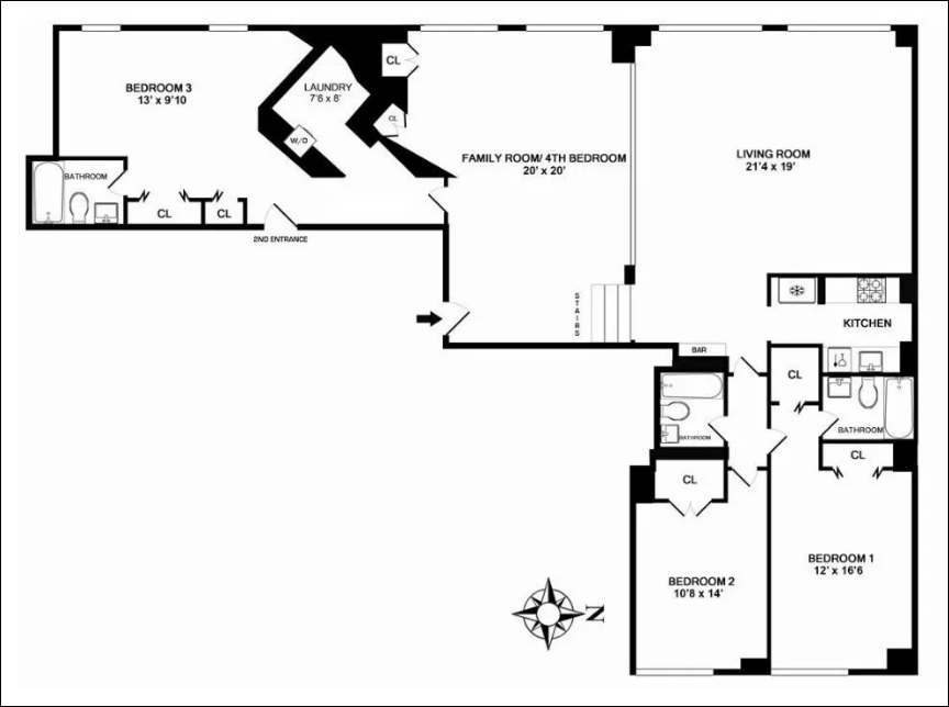 Bourdain floor plan
