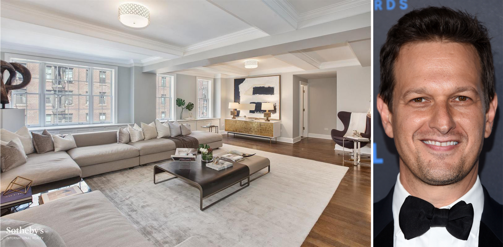 image of Josh Charles and new apartment in Devonshire building, New York City