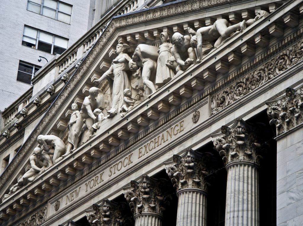 image of the New York Stock Exchange facade
