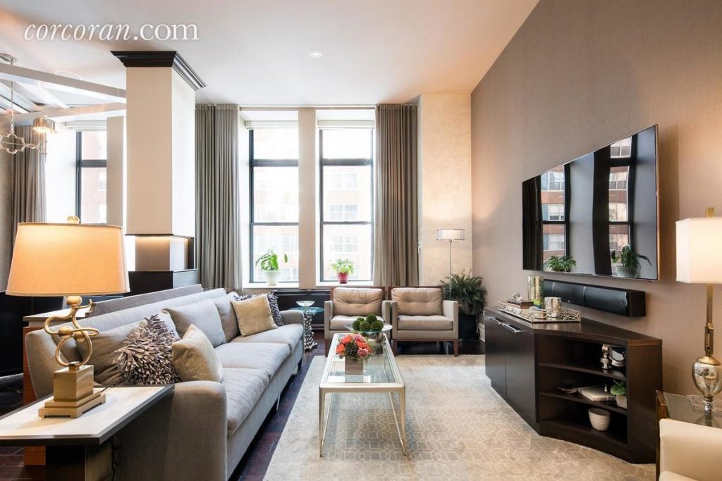 Photo of Shepard Smith living room in Greenwich Village