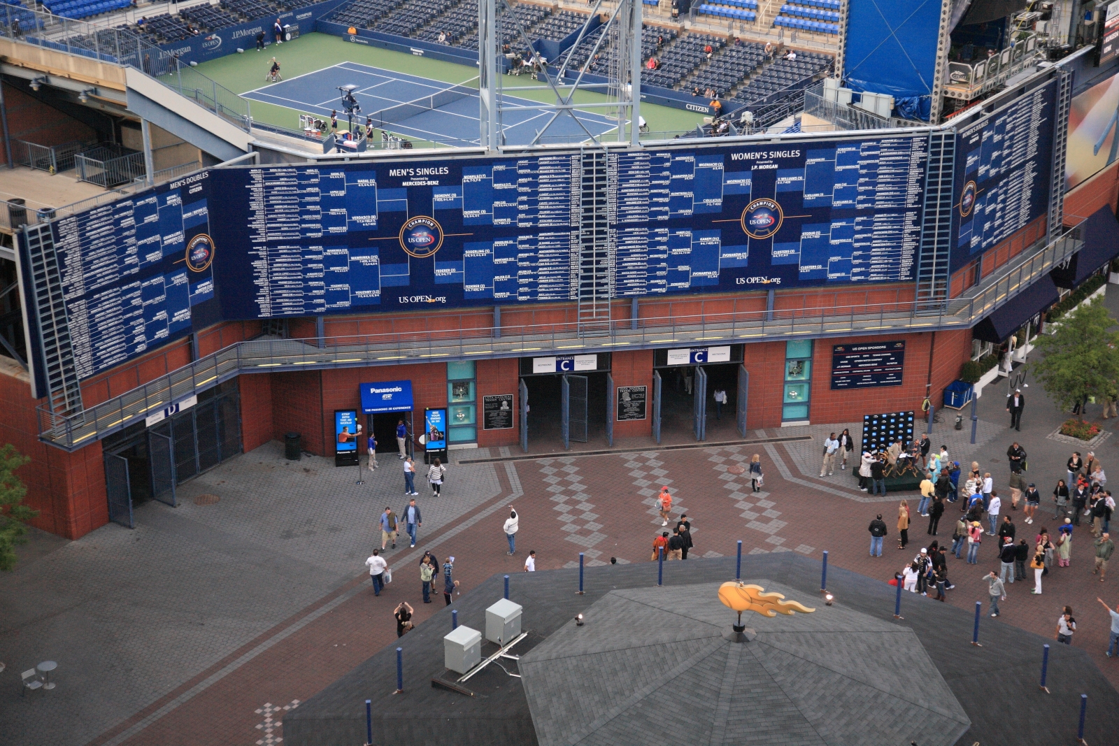 image of louis armstrong stadium in queens