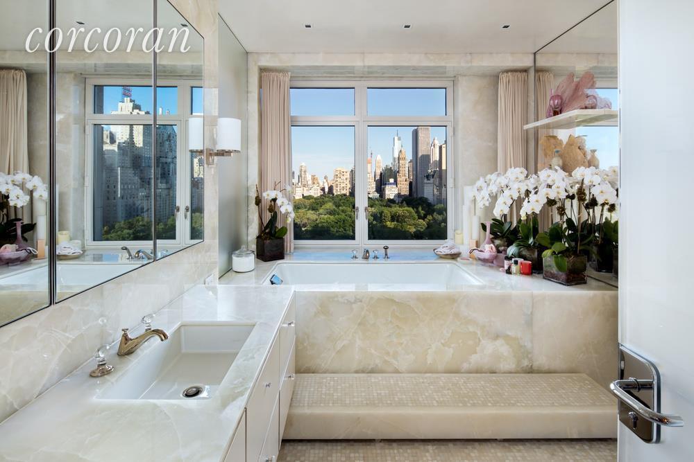 Photo of bathroom at Sting's apartment at 15 cpw