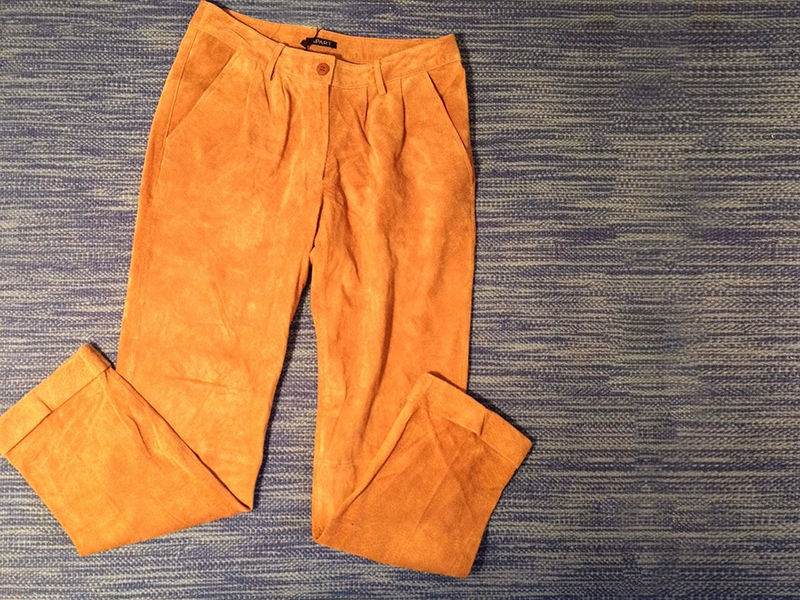 image of suede pants