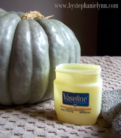 pumpkin and vaseline 