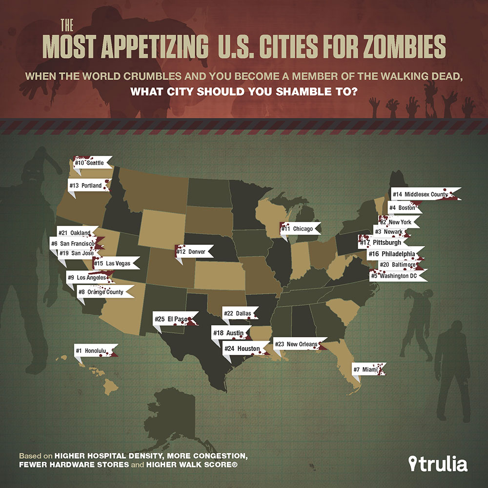 Trulia's Zombie Apocalypse Map
