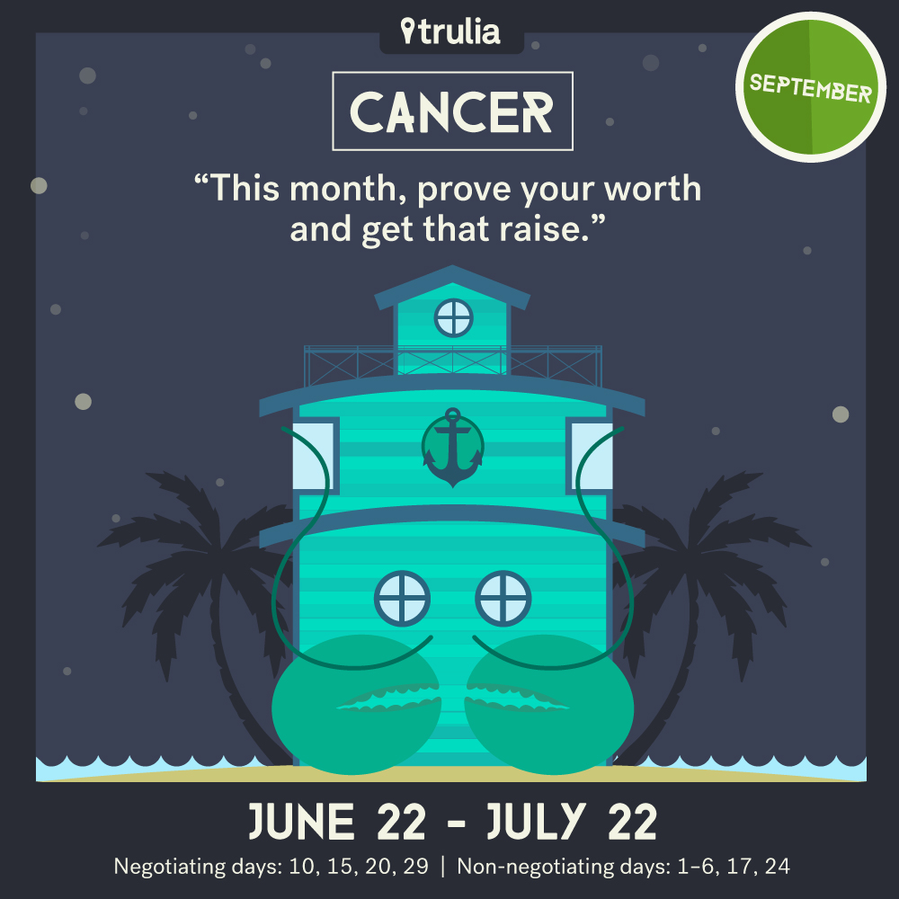 September Horoscope Cancer