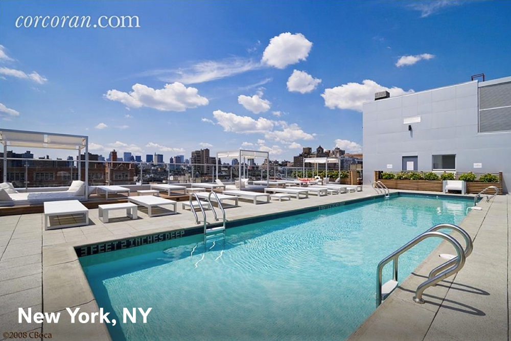 Rooftop Pool in New York City