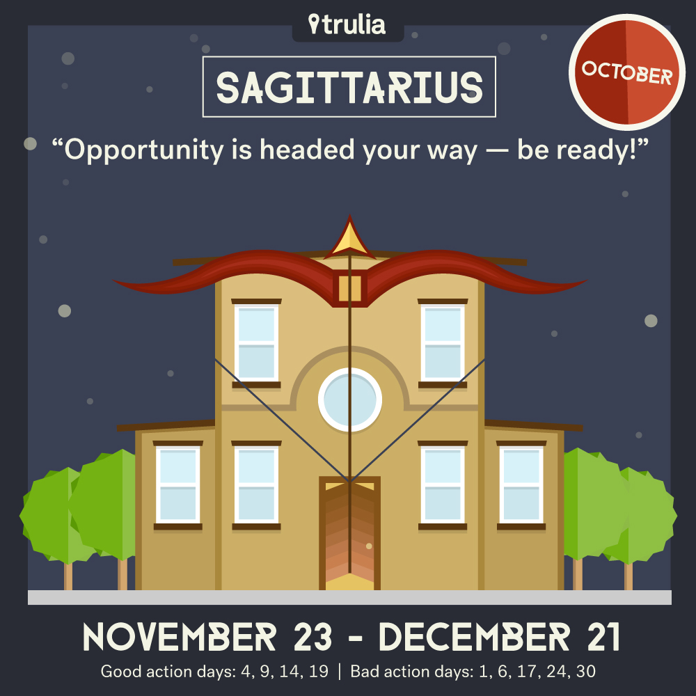 Trulia October Horoscope Sagittarius