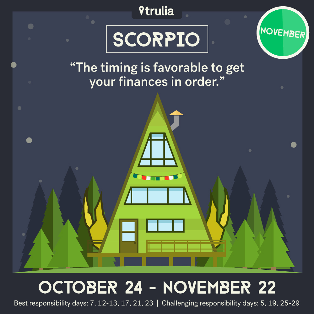November Money Horoscope Scorpio
