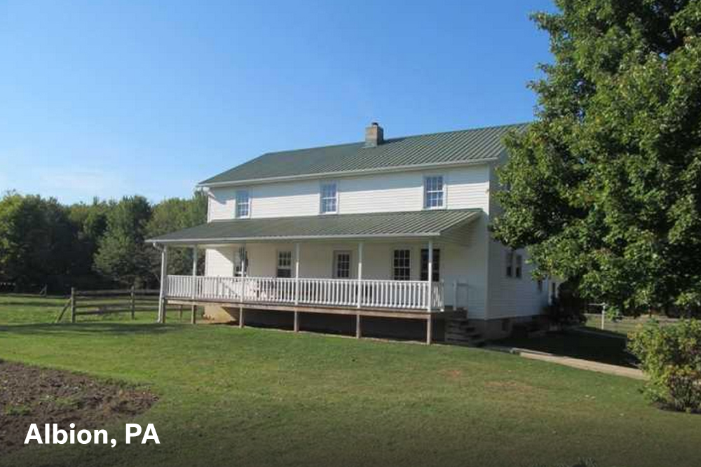 farmhouses for sale in Albion PA