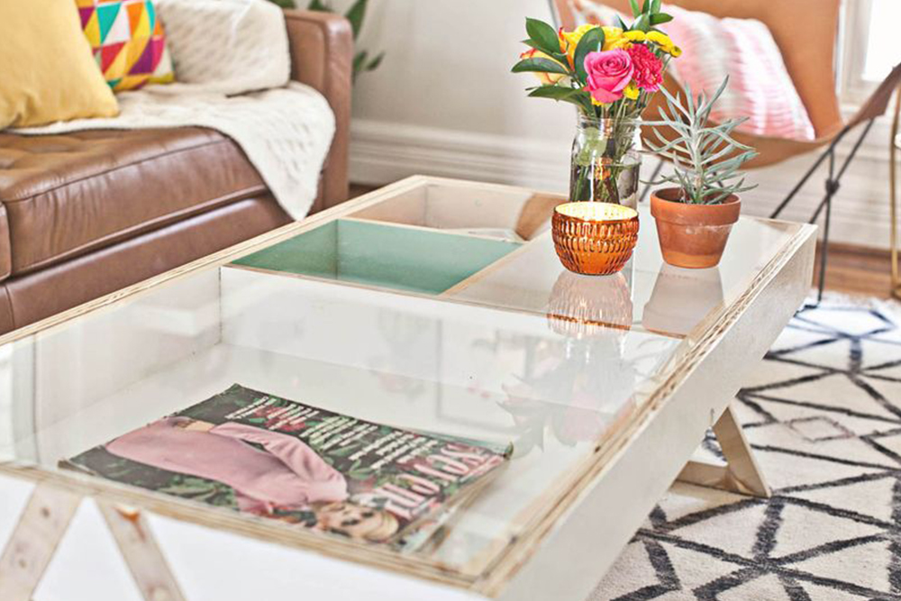 Coffee table storage solutions