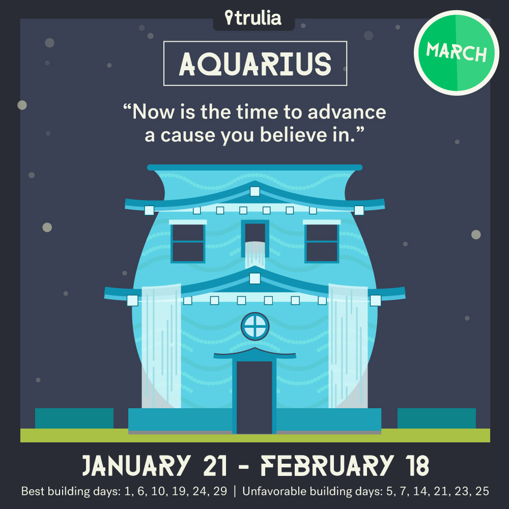 Trulia Money Horoscope March Aquarius