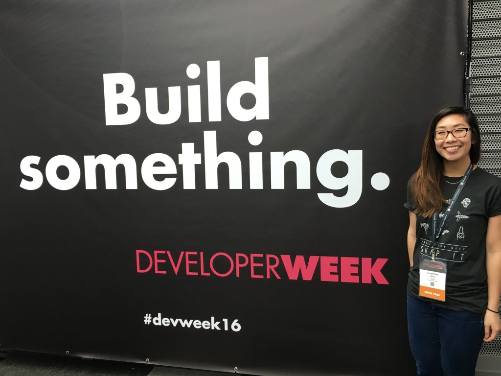 Christine Sou at DeveloperWeek 2016