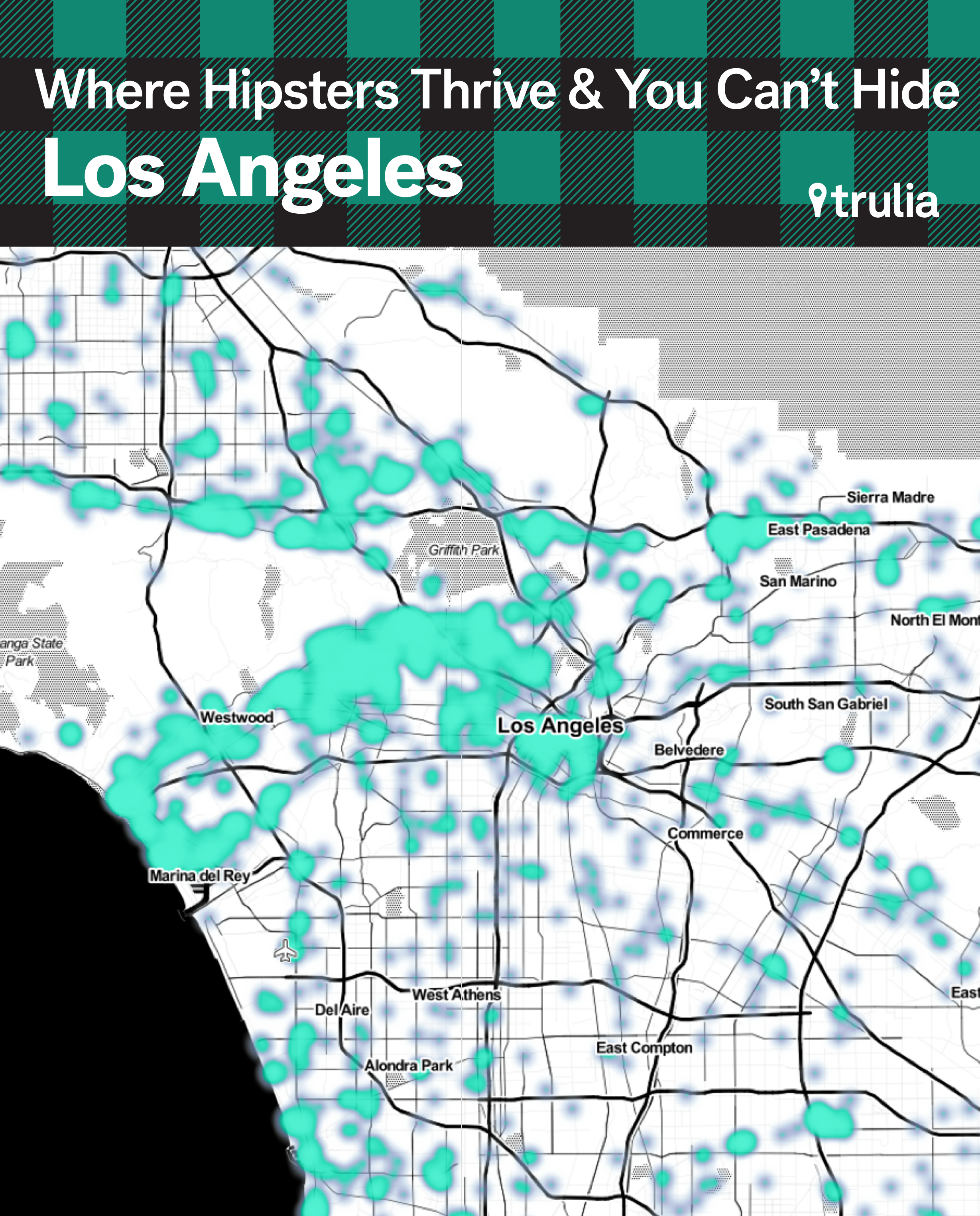 Trulia Hipster Map LA