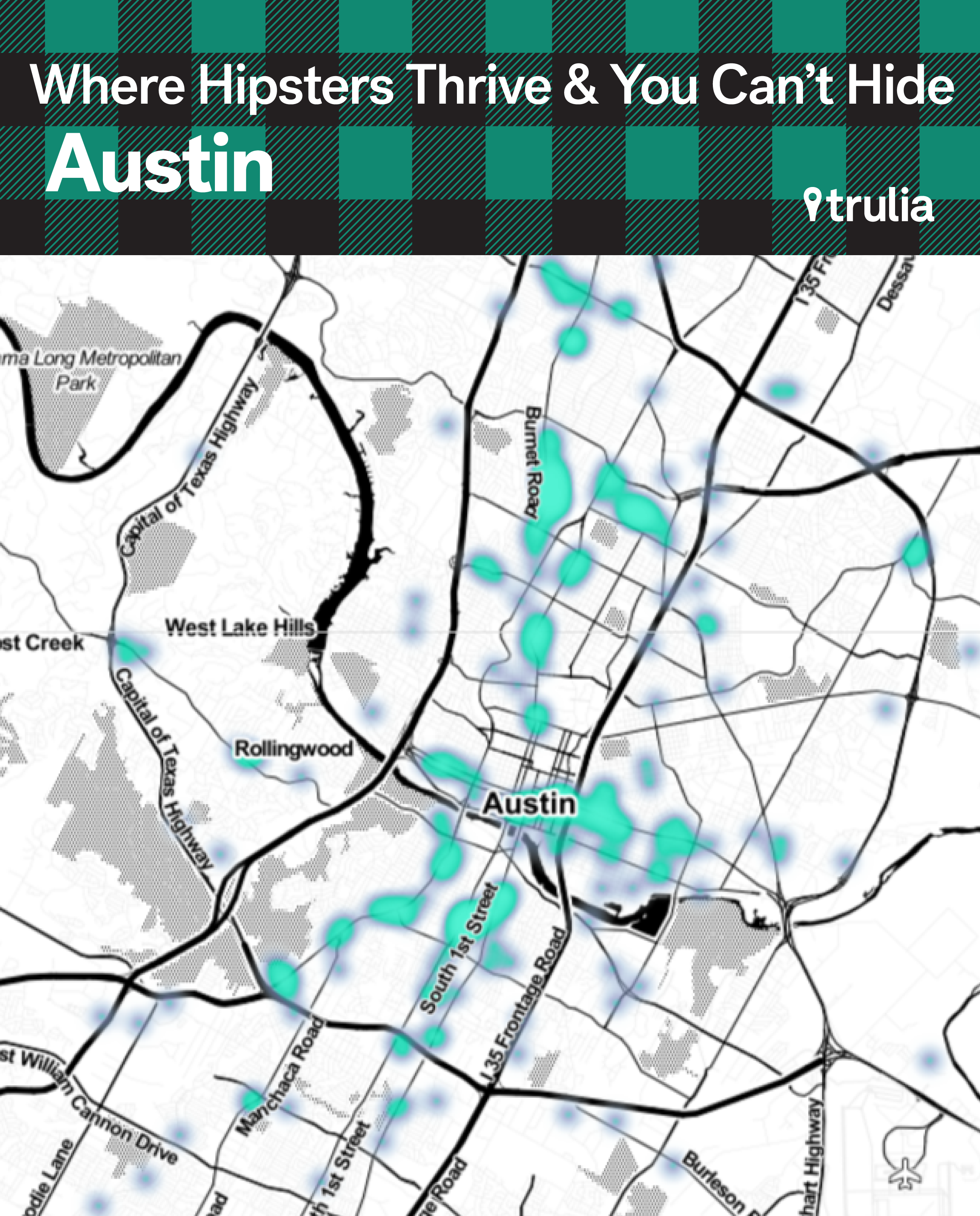 Trulia Hipster Map.Austin