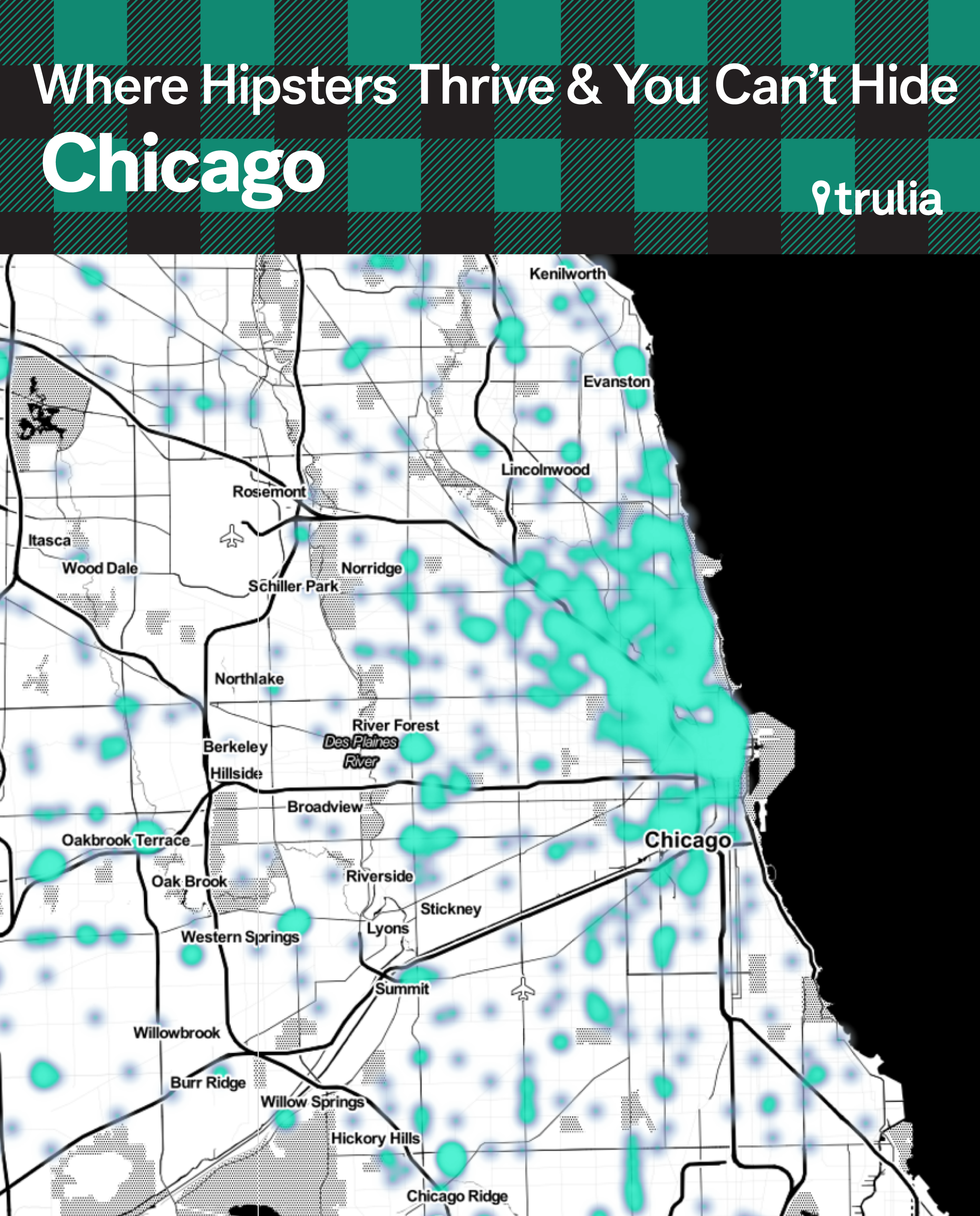 Trulia Hipster Map.Chicago
