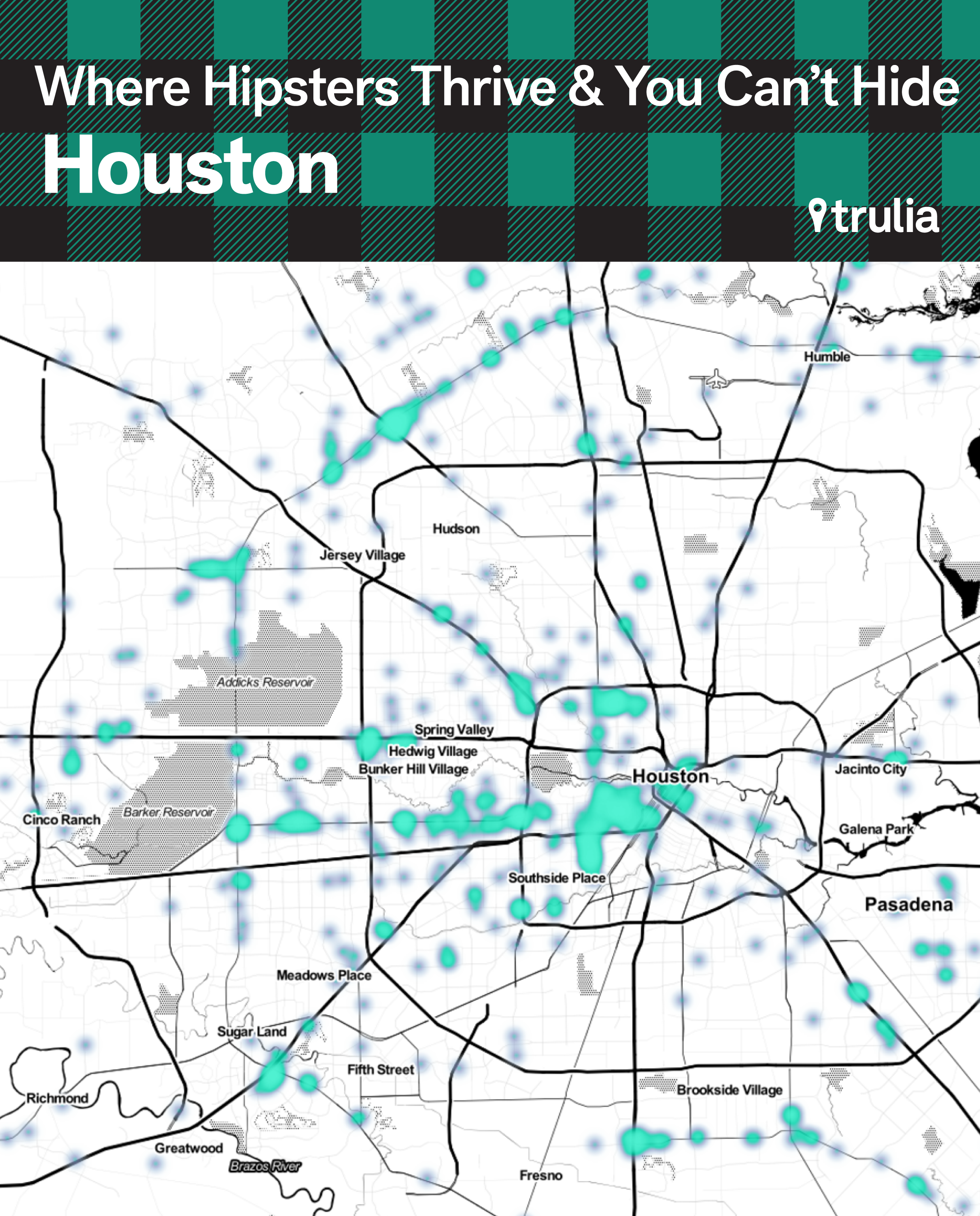 Trulia Hipster Map.Houston