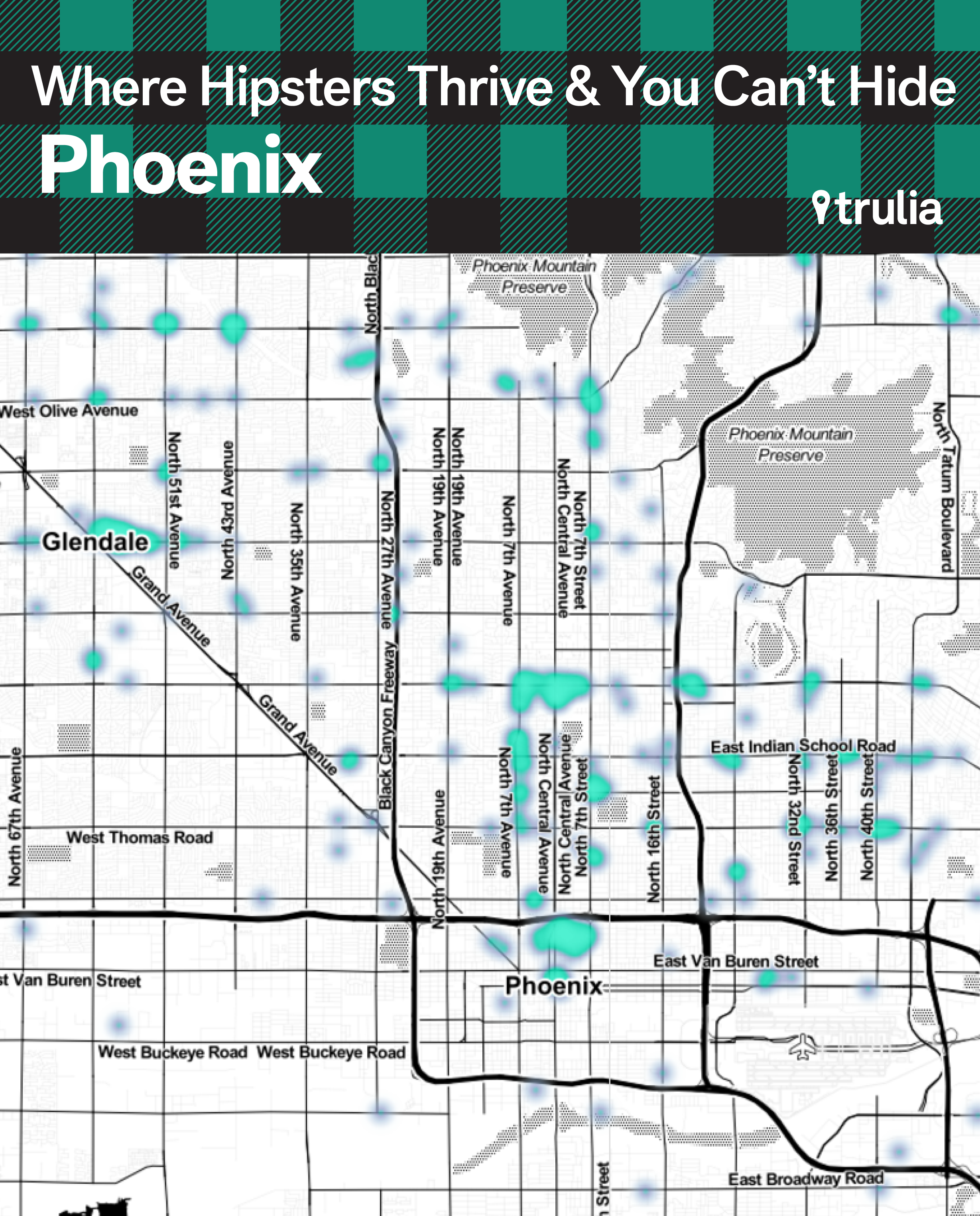 Trulia Hipster Map.Phoenix