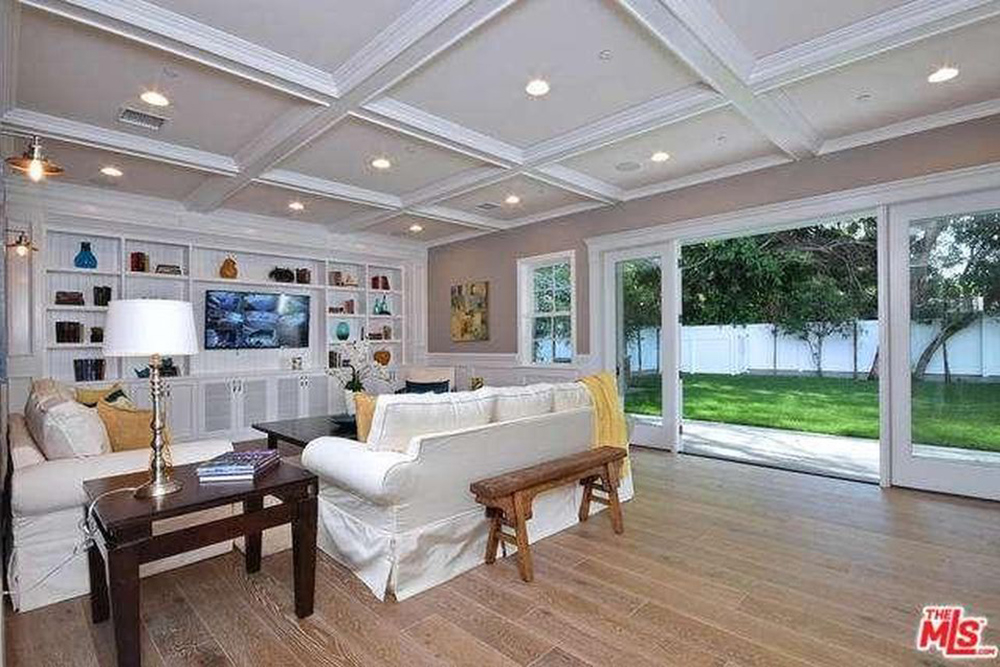 Ashley Tisdale Lists Home For Sale In Studio City CA Living Room