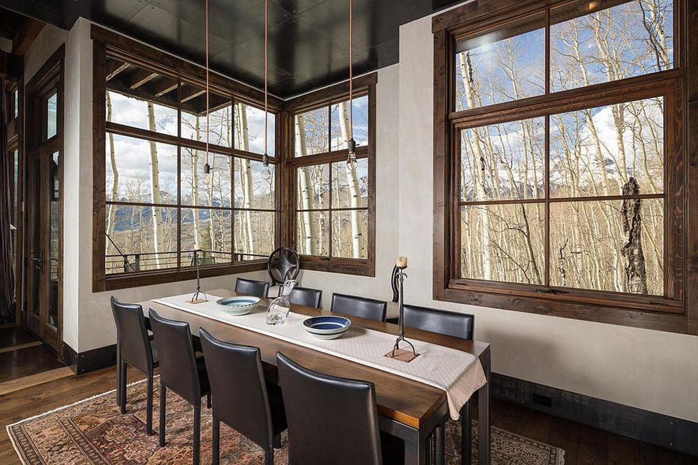 Home for sale in Telluride CO dining room
