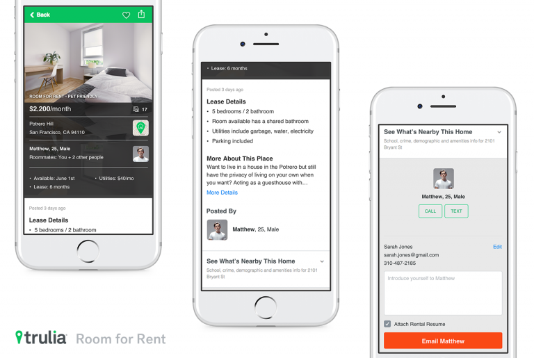 Introducing a Revamped Trulia Room For Rent Feature Post or Browse